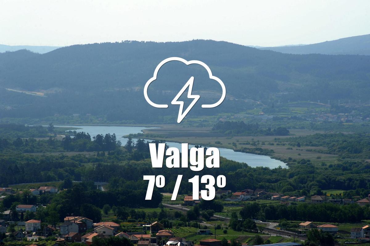 El tiempo en Valga: previsión meteorológica para hoy, lunes 13 de abril