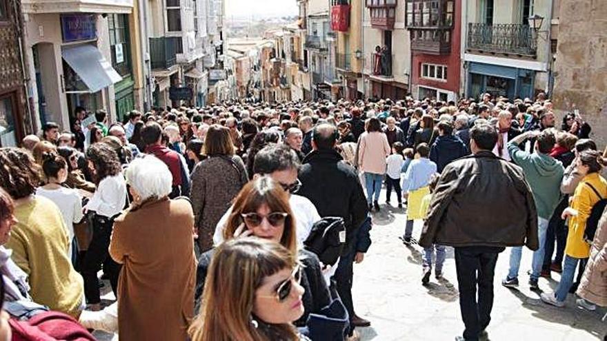 Turistas esta pasada Semana Santa en Zamora.