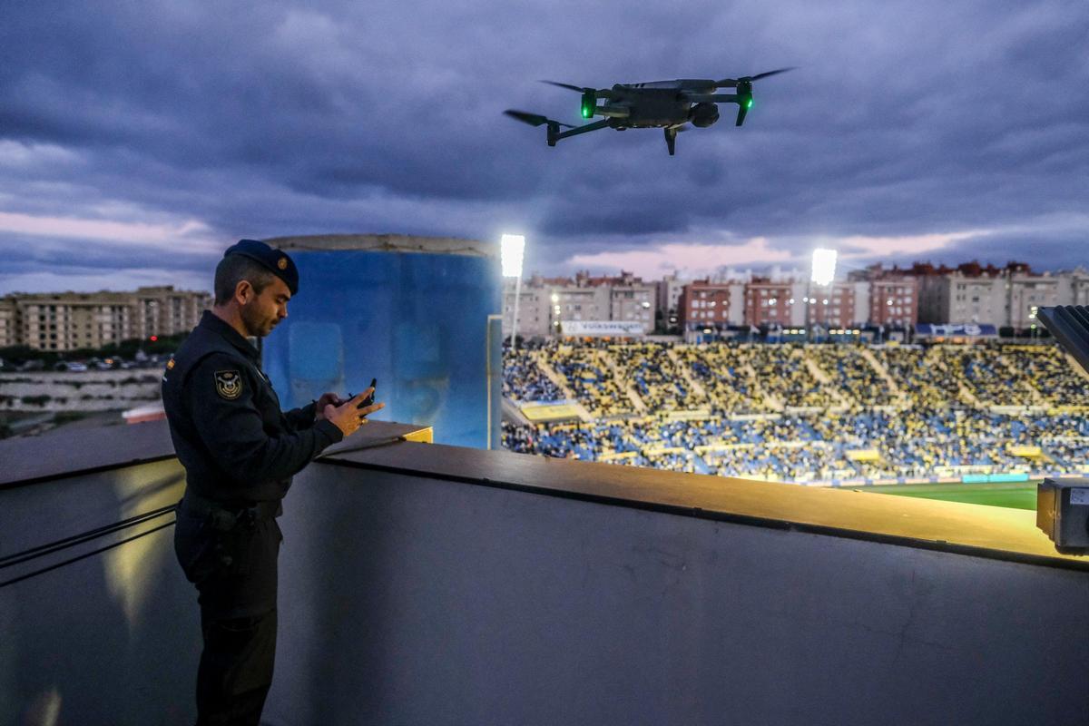 Dispositivo de seguridad del UD Las Palmas - Deportivo de La Coruña Dispositivo de seguridad del UD Las Palmas - Deportivo de La Coruña