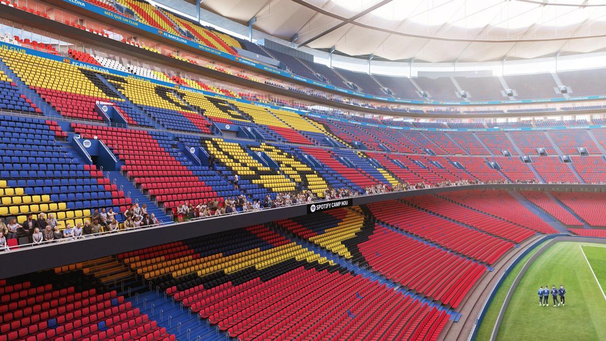 Render del Spotify Camp Nou.