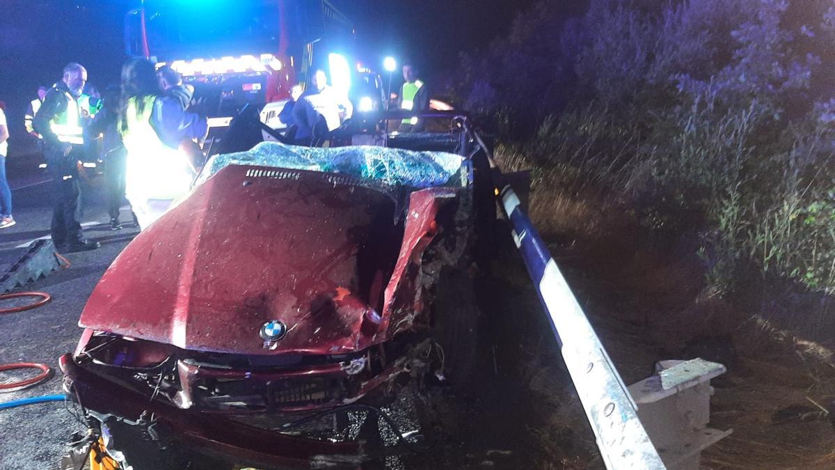 Seis heridos en un accidente múltiple entre un camión y siete vehículos en Redondela