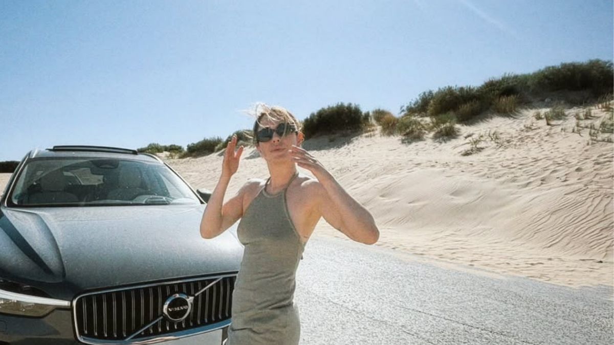 El parasol del coche de Blanca Suárez