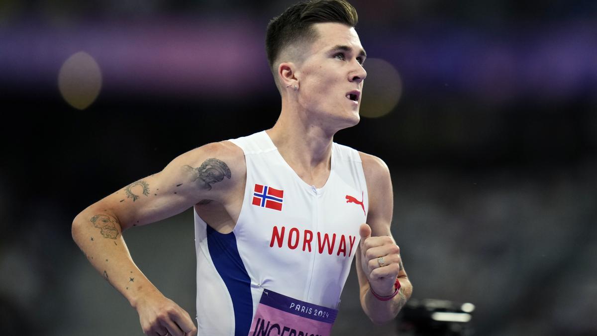 Jakob Ingebrigtsen, estrella noruega del 1.500 en atletismo.