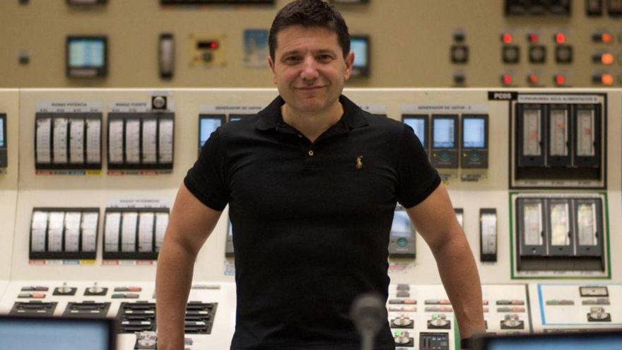 Alfredo García en la central nuclear de Ascó, Tarragona.