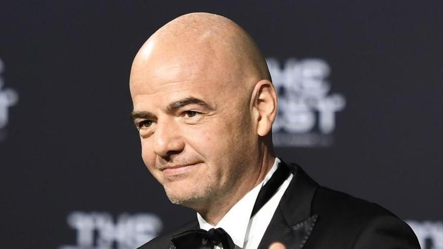 Infantino, presidente de la FIFA e impulsor de la iniciativa.