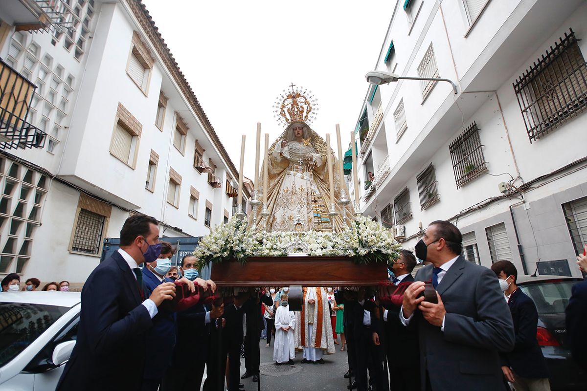 La Virgen de la Estrella, es la primera procesión que sale en Córdoba desde el inicio de la pandemia