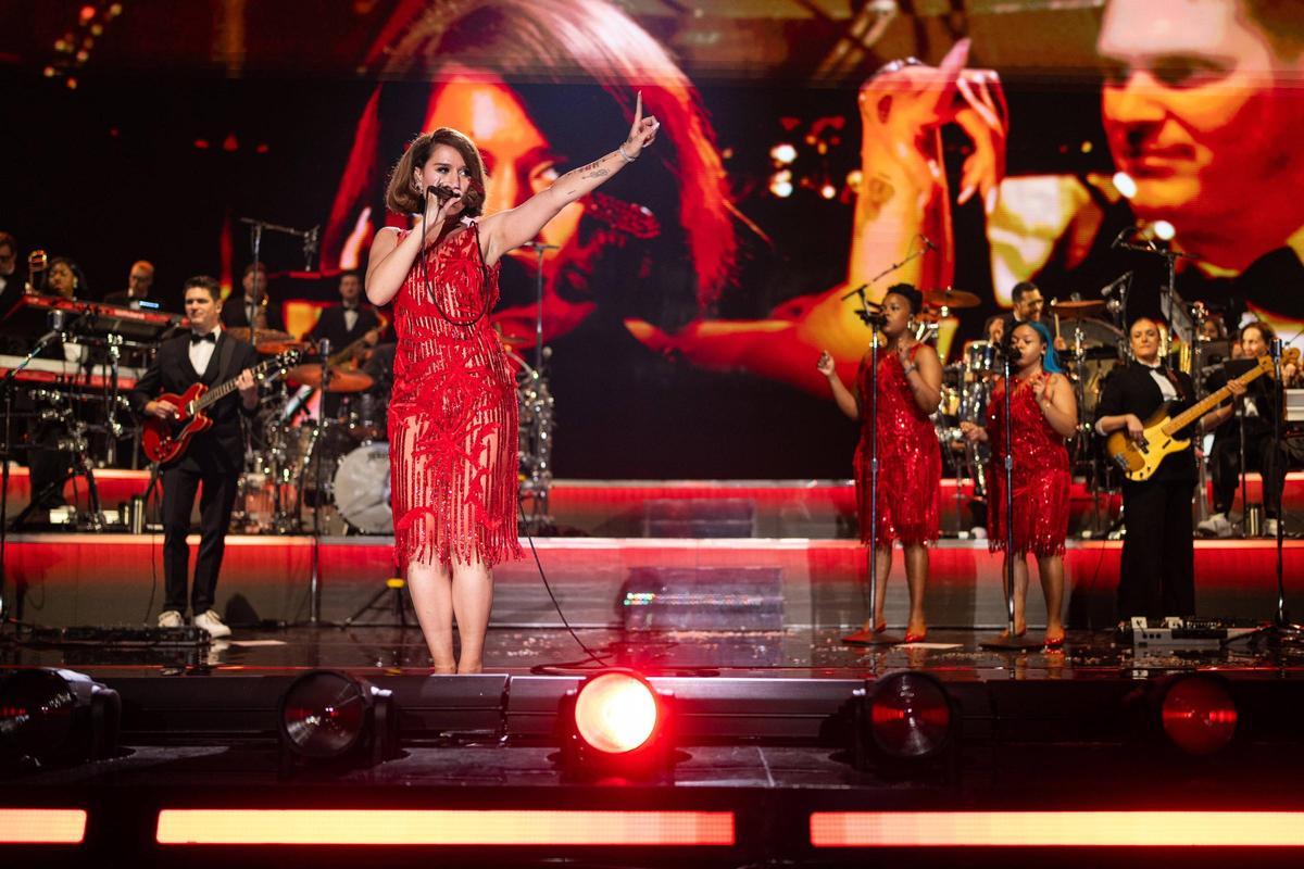 Concierto de Raye en el Palau Sant Jordi.