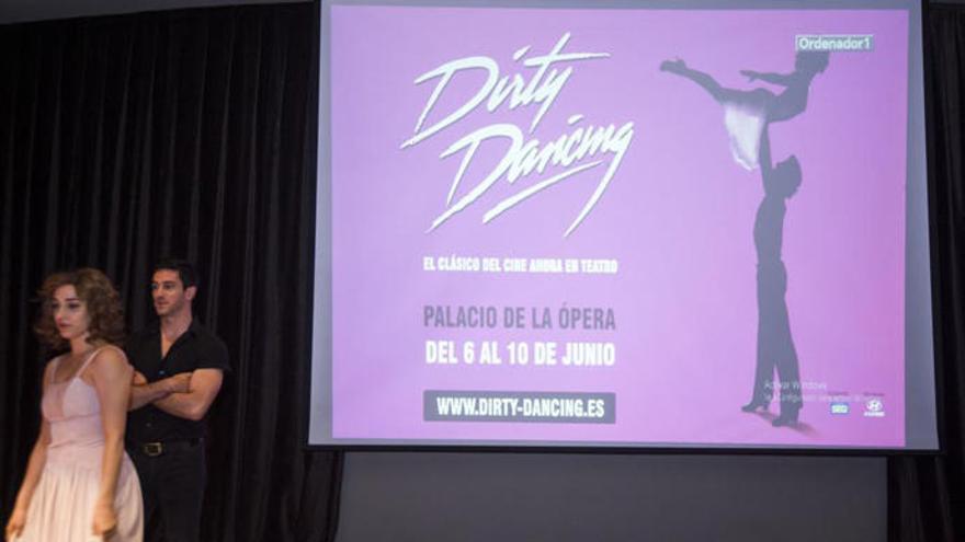 Actores del musical &#039;Dirty Dancing&#039; en A Coruña.