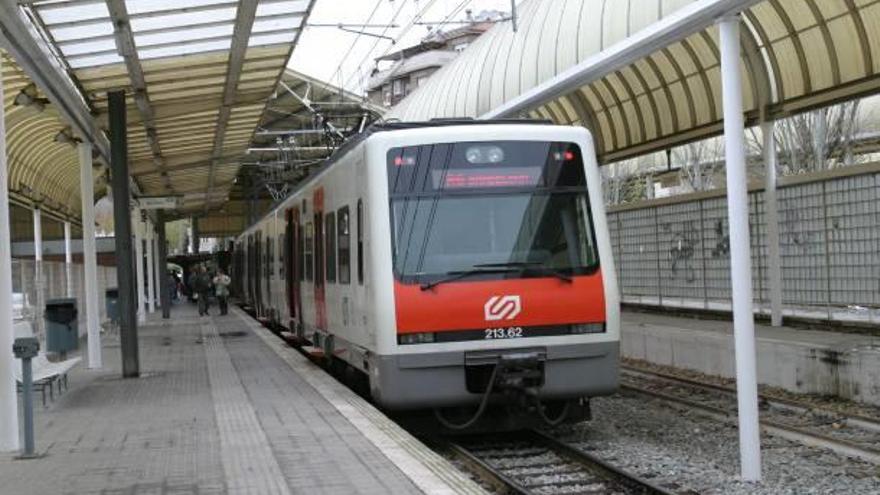 L&#039;estació de Ferrocarrils a Igualada