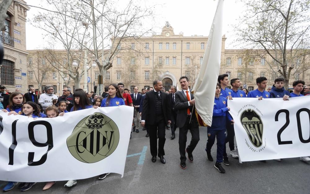 La afición en la celebración del Centenario