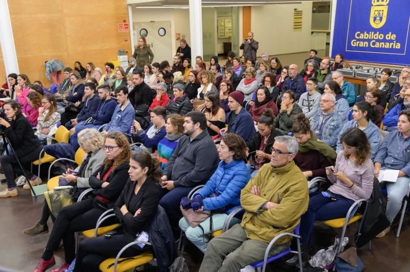 Jack Halberstam, profesor de la Universidad del Sur de California, profesor visitante en la Universidad de Columbia y una de las voces más reconocidas internacionalmente en teoría queer y estudios de género ofrece en el Cabildo de Gran Canaria la charla ?Trans*, más allá de los derechos y el reconocimiento?.  | 17/01/2019 | Fotógrafo: Tony Hernández