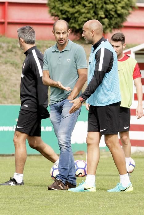 Entrenamiento del Sporting