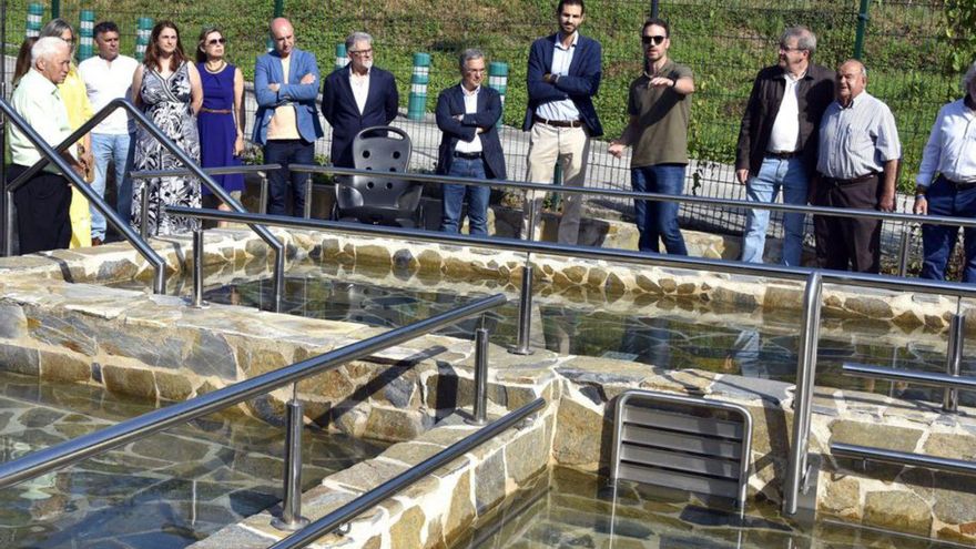 Inauguración de las piscinas termales accesibles de Punxín. | FdV