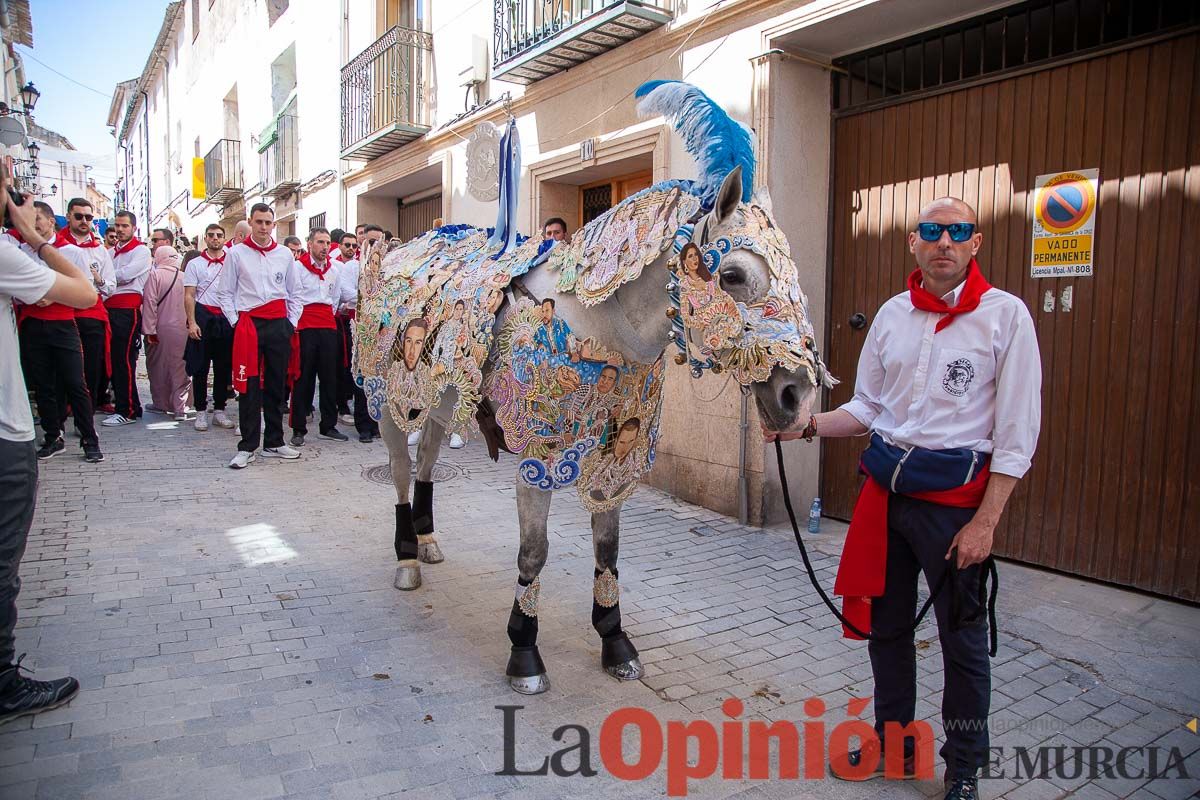 Recorrido Caballos del Vino día dos de mayo en Caravaca