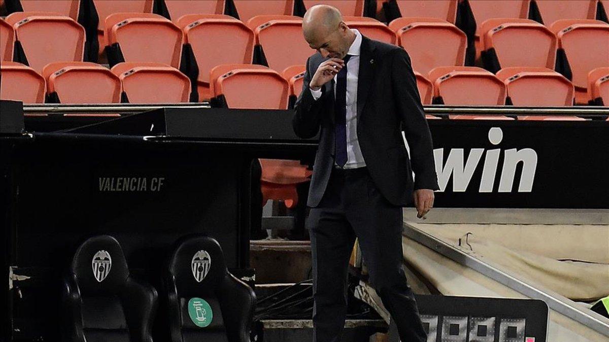Zidane se responsabilizó de la derrota del Madrid