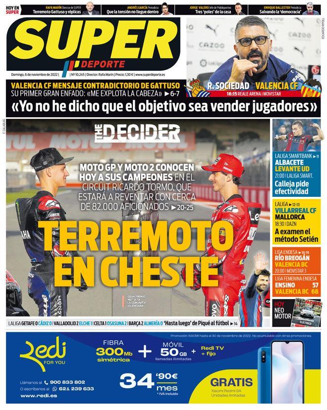 Estas son las portadas de la prensa deportiva de hoy