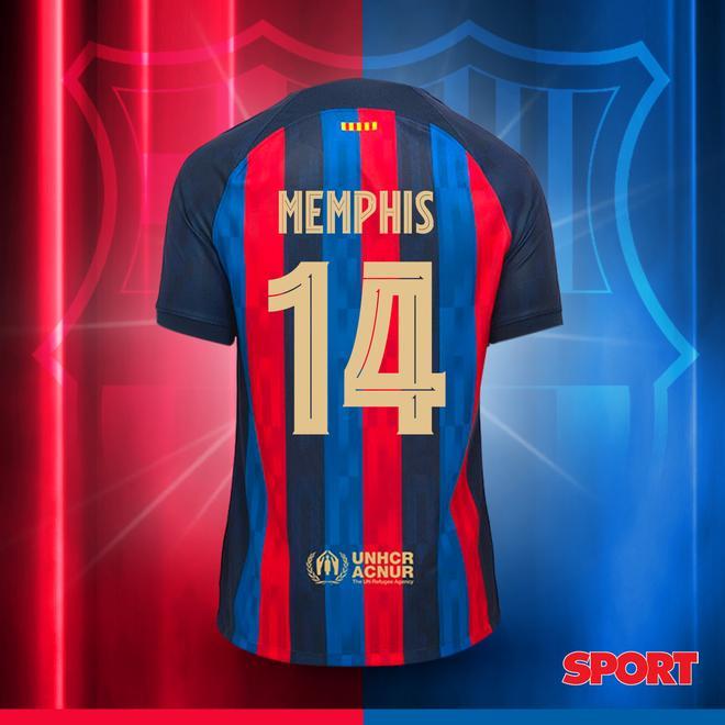 Memphis, inscrito con el dorsal 14