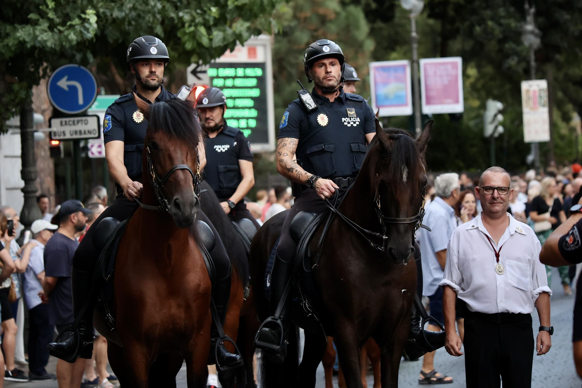 La llegada de la Virgen de la Fuensanta a Murcia para la Feria, en imágenes.