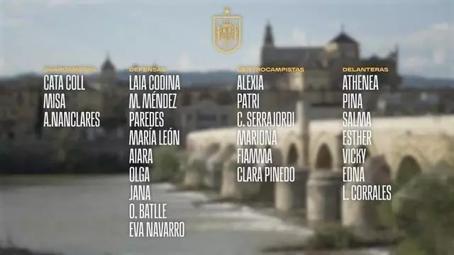 La lista de España: dominio del Barça con 10 jugadoras