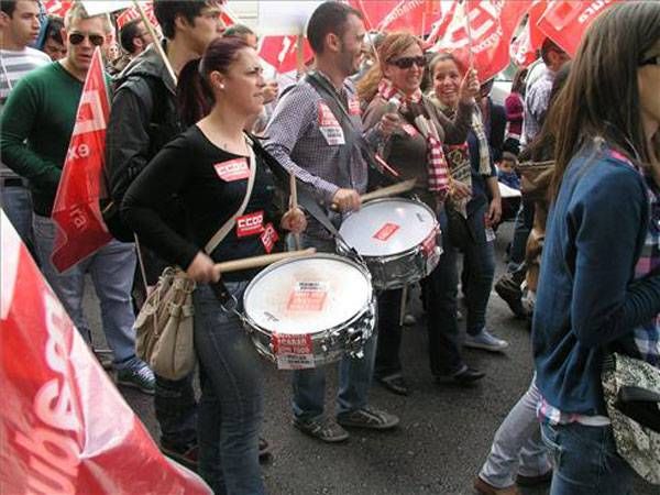 La jornada de Huelga General en Extremadura