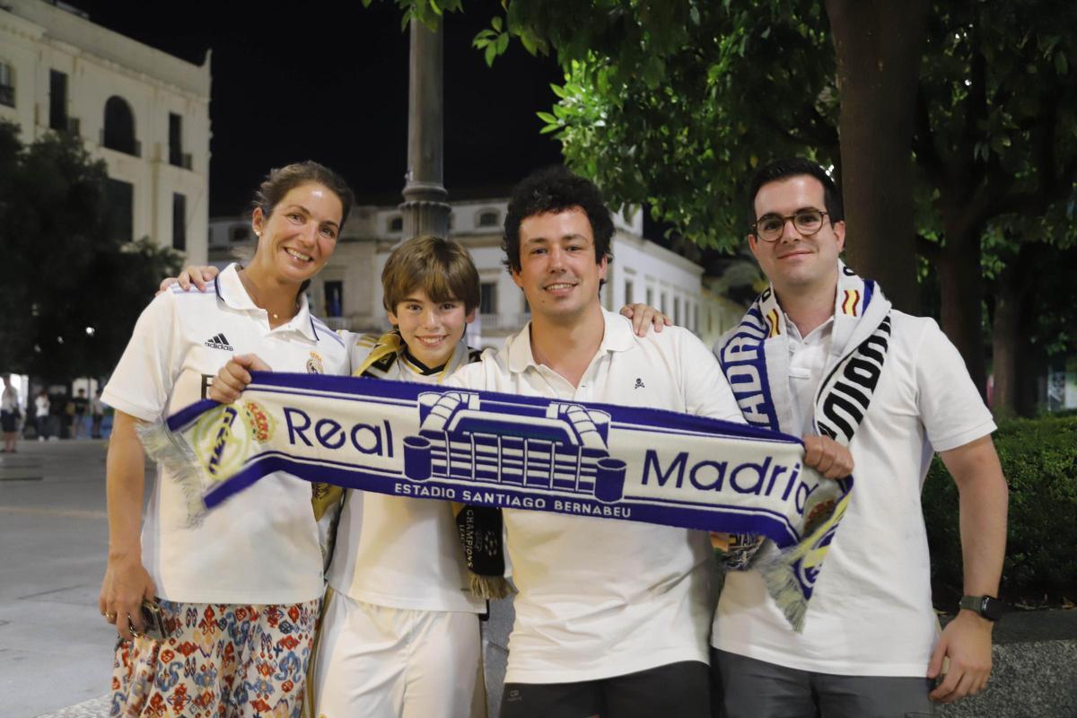 La celebración del título de Champions del Real Madrid en Córdoba, en imágenes