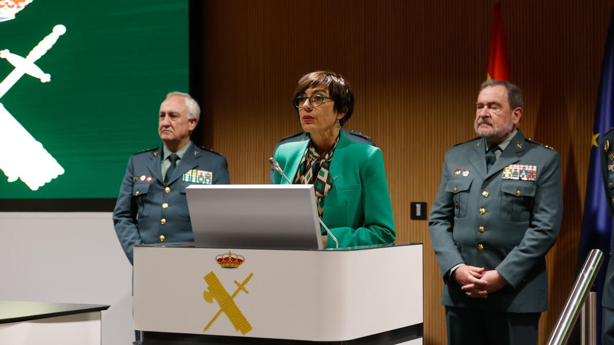 La fins ara directora de la Guàrdia Civil, María Gámez, que ha dimitit perquè el seu marit ha estat citat en el marc d'un procediment judicial