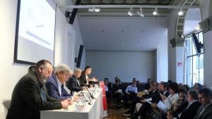 Presentació en roda de premsa de l’Informe Fènix, una anàlisi sobre el model econòmic vigent a Catalunya