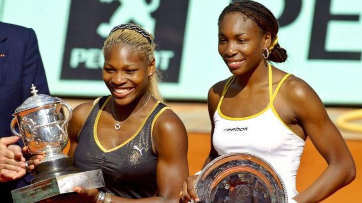 Las hermanas Williams el 8 de junio de 2002