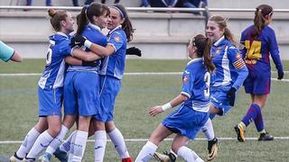 El Espanyol arrasa en el fútbol base femenino