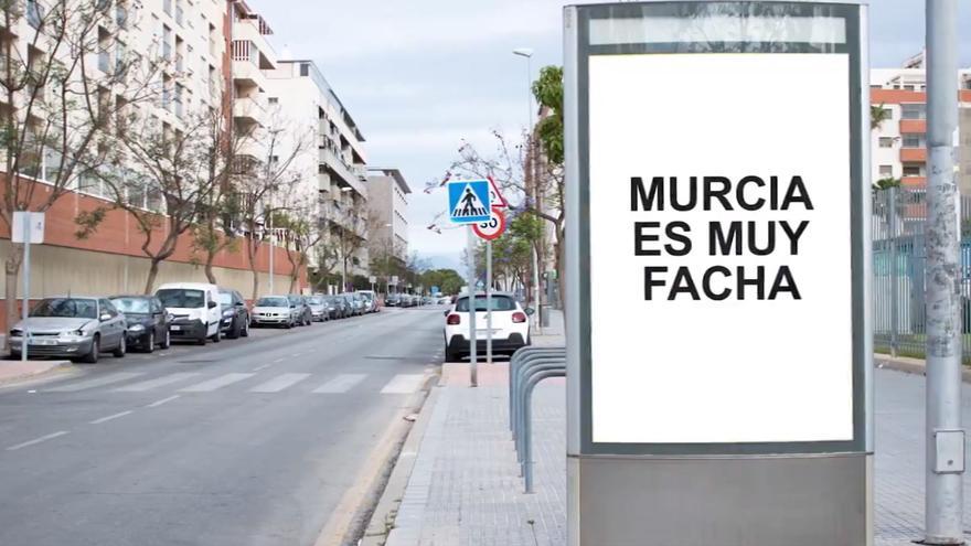 &#039;¡Murcia es muy facha!&#039;: el lema de campaña de Podemos que apela a la izquierda murciana