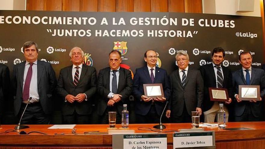 LaLiga premia a la entidad amarilla por su gestión