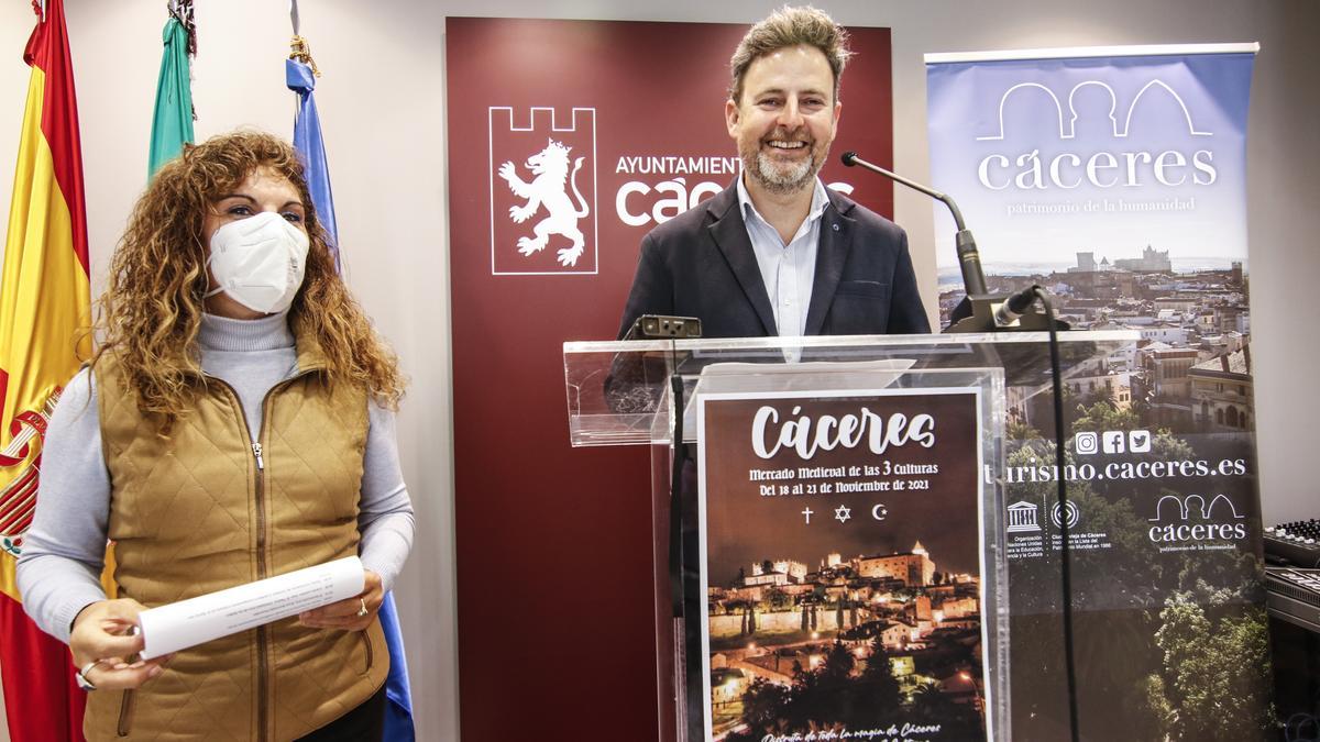 El concejal de Turismo, Jorge Villar, ayer en la presentación del Mercado Medieval de las Tres Culturas.