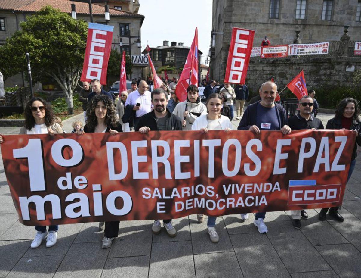 La marcha de Comisiones Obreras. | R.V.