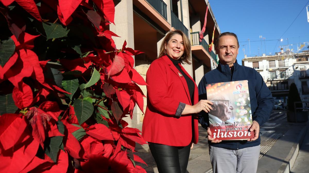 Eva Contador y Miguel Ruano, en la presentación de ‘Paseo de la ilusión’.