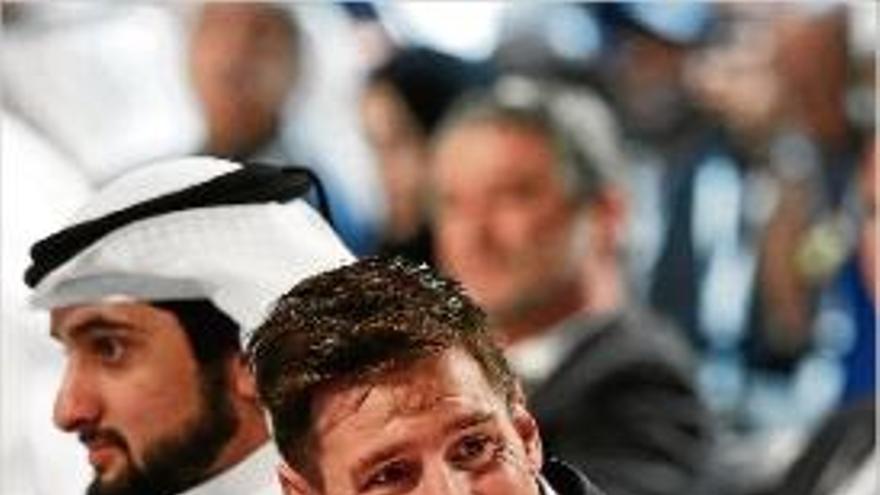 Messi ahir a la gala dels Globe Soccer Award celebrada a Dubai.