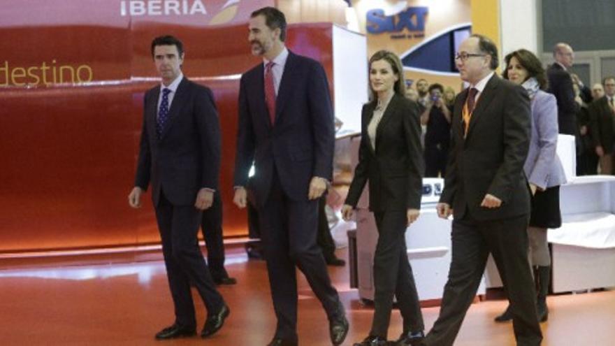 Los Reyes inauguran Fitur