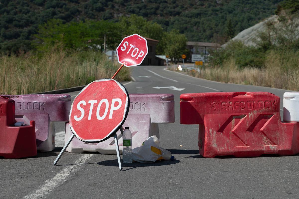 Obras en la carretera.