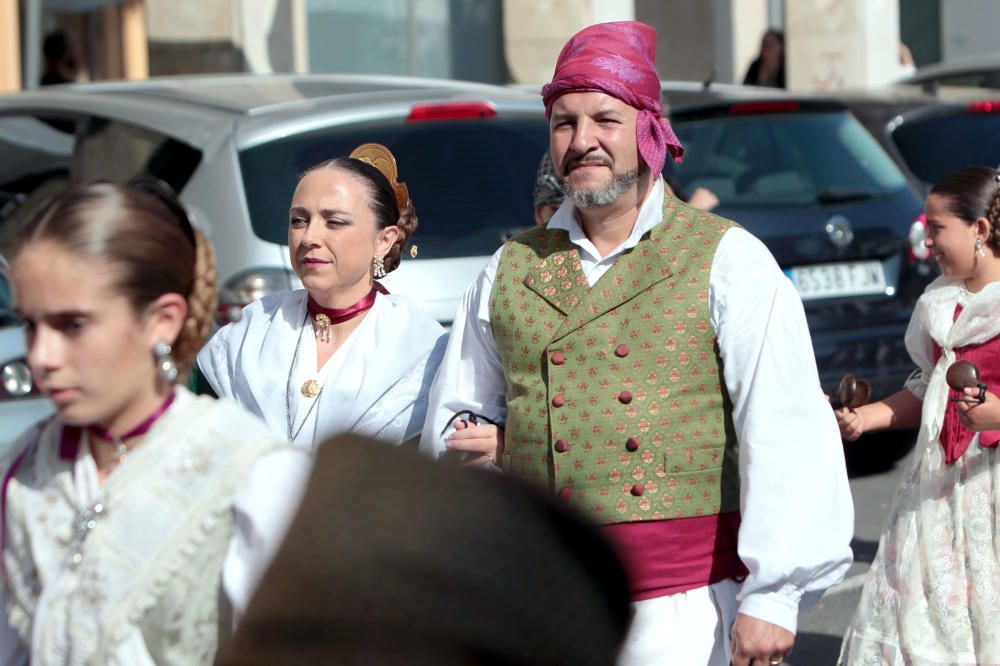 Homenaje a la Senyera de la agrupación de Fallas del Marítim