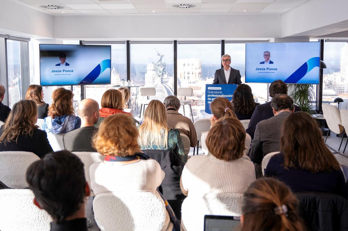 Acto de presentación de la Guía para la profesionalización de las entidades de pacientes.