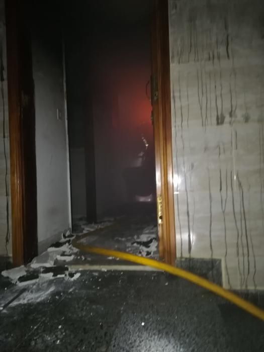 Arde una casa en Schamann