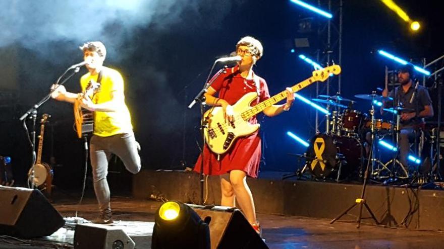 Un moment del segon concert d&#039;Els Catarres aquest matí a l&#039;Auditori de Girona