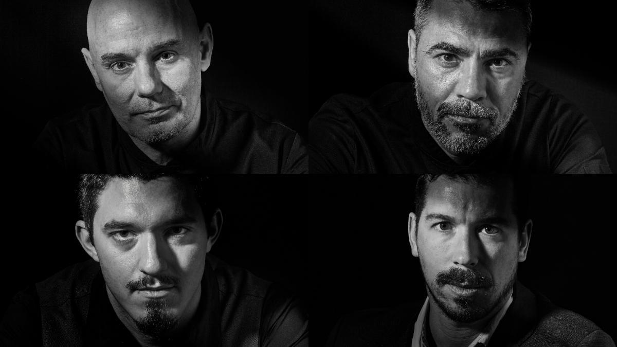 Nazario Cano, Víctor Vila, Alonso Serrano y João Silva, en Árdia (Puigcerdà, Madrid), al frente del proyecto gastronómico y de coctelería del restaurante.