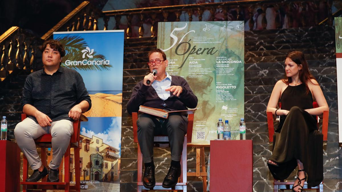 Un momento de la presentación de 'Rigoletto'