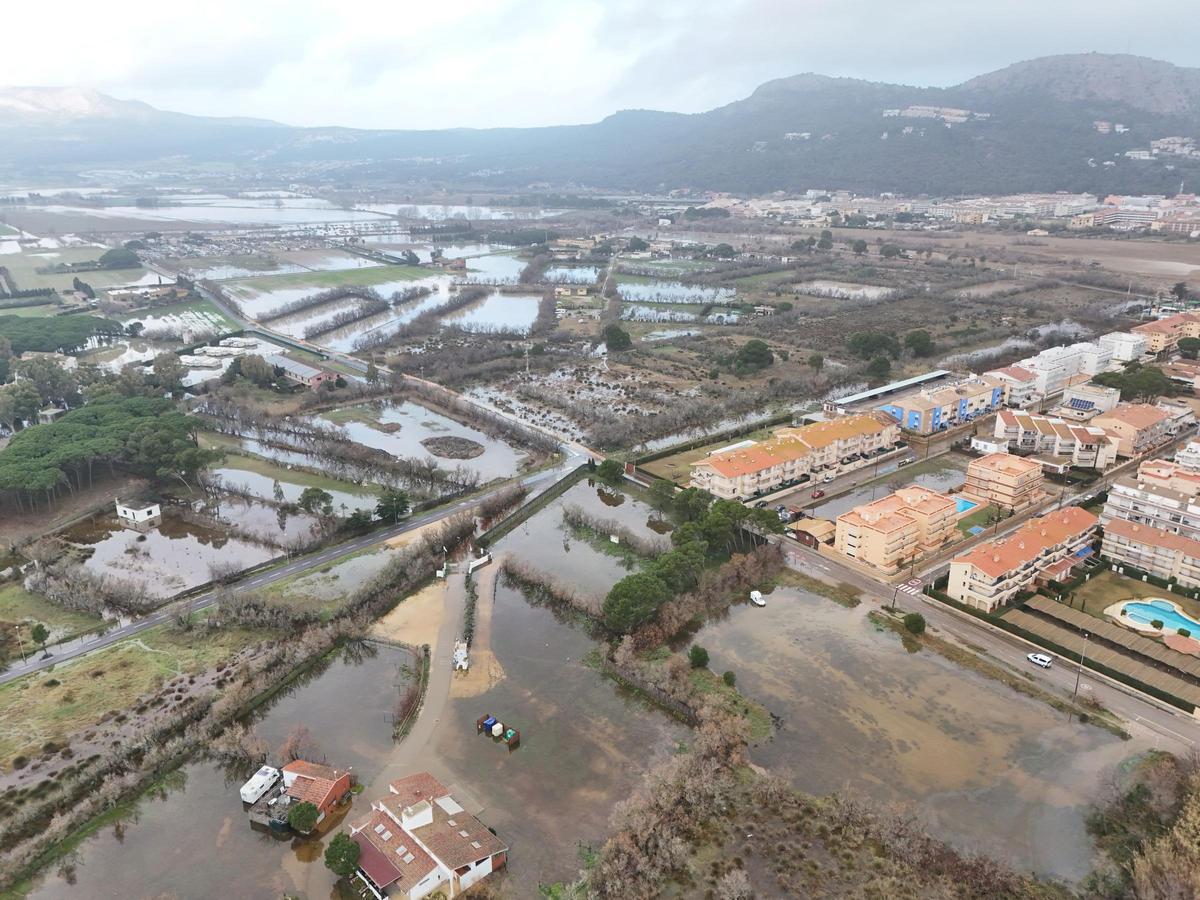 Danys a Torroella de Montgrí pel temporal Harry