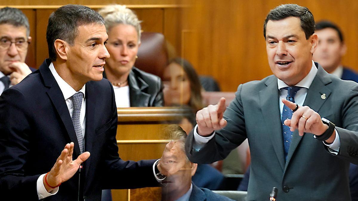Els andalusos avalen la gestió de Moreno i suspenen la de Sánchez