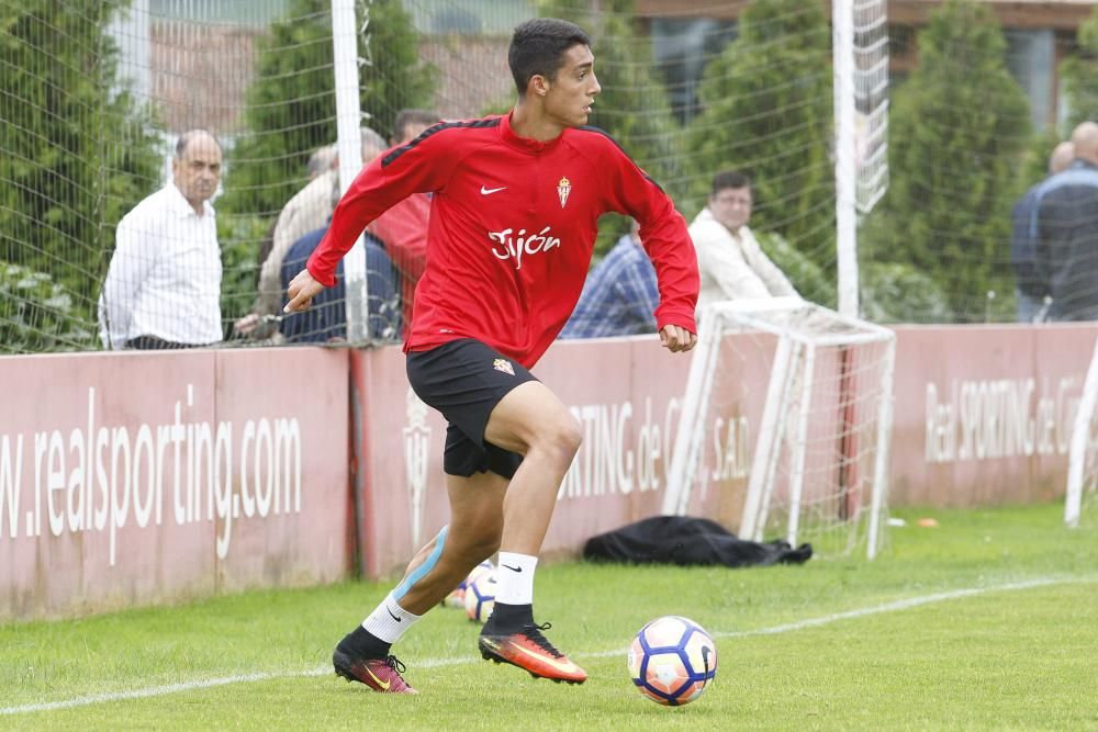 Entrenamiento del Sporting