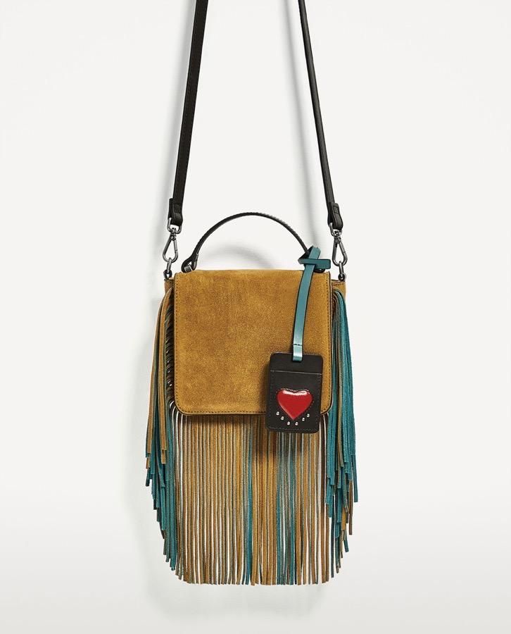 Shopping de primavera, bandolera flecos Zara