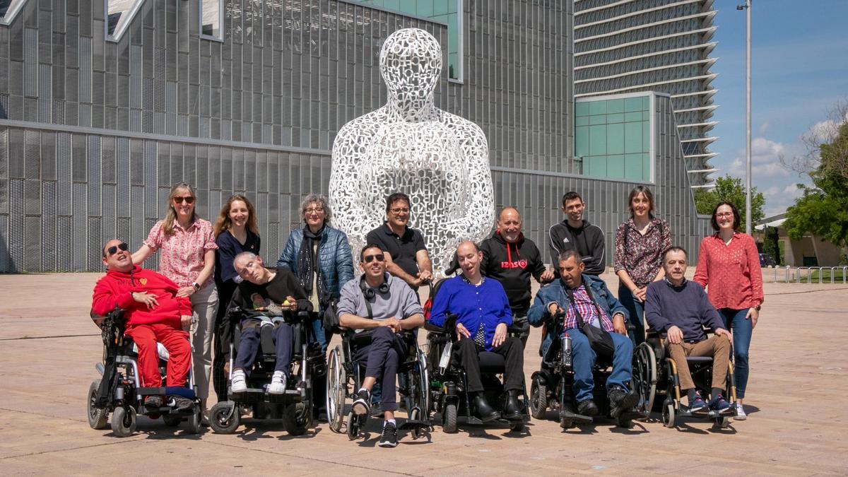 Una de las actividades en común, a las puertas del Mobility City