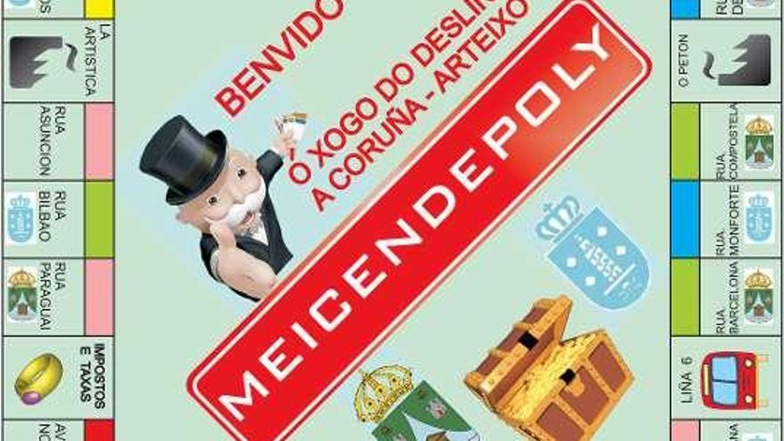 &#039;Meicendepoly&#039; ideado por la asociación de Meicende.  / l. o.