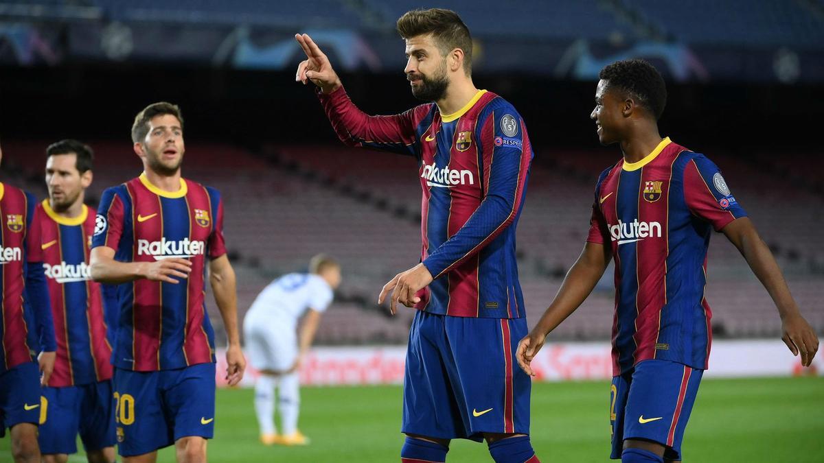 Piqué puso la tranquilidad con el segundo